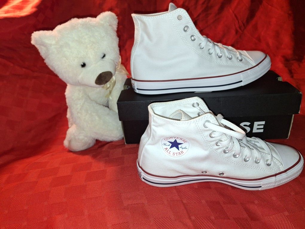 Converse Chuck Taylor All Star High Top Optical White Mens Size 9 (Womens 11)