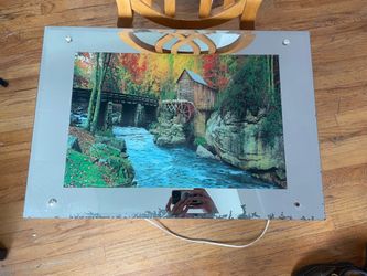 Vintage Light Up Motion Picture Sounds Mirror Glade Creek Mirror 26 x 18