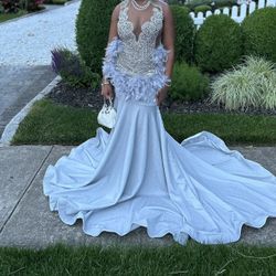 Silver Prom Dress