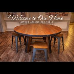 Sturdy Industrial Table