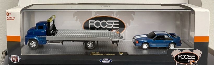 M2 Machines 1/64 Foose Mustang GT Transporter NIB