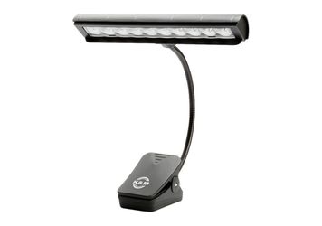 K&M 12287 Orchestra Music Stand Light - Black