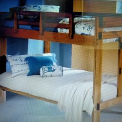 Solid Wood Bunk Bed 