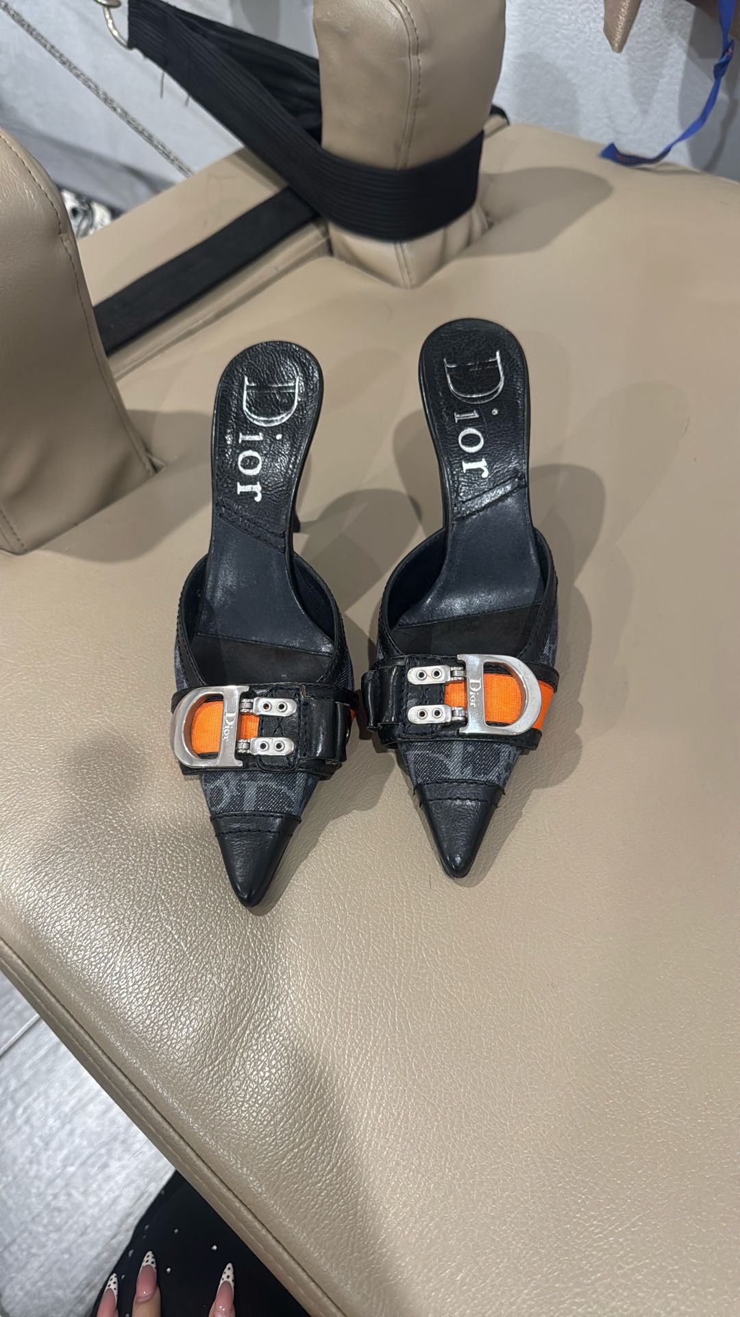 Vintage Dior Heels Size 35