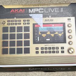 Akai MPC Live ll Standalone Gold Edition Brand New With Hard Case