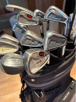 Full Set of Men's Golf Clubs with Cart Bag
