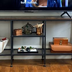 TV stand and small book case
