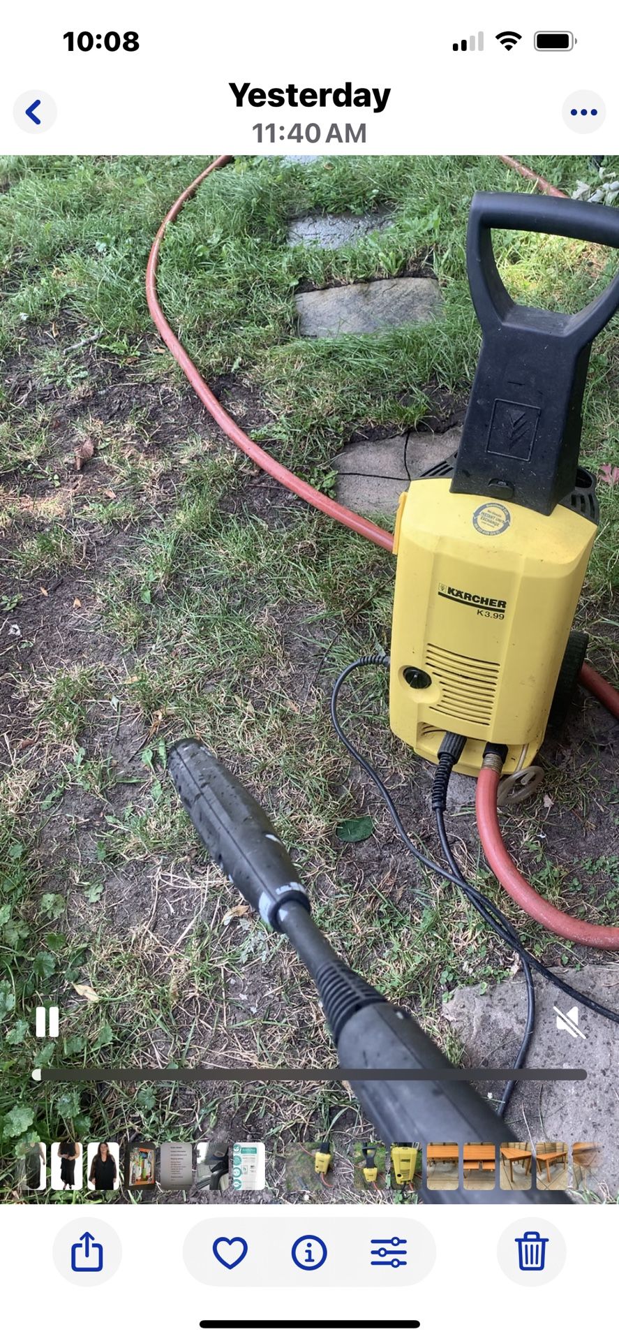 Pressure Washer 2100 PSI Yellow Kärcher K3.99 