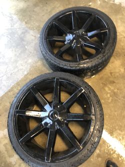 Tires and rims