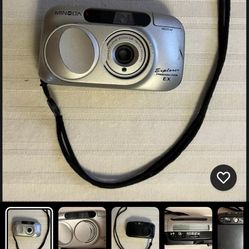 Minolta Explorer Freedom Zoom EX 35mm Film Camera For Parts