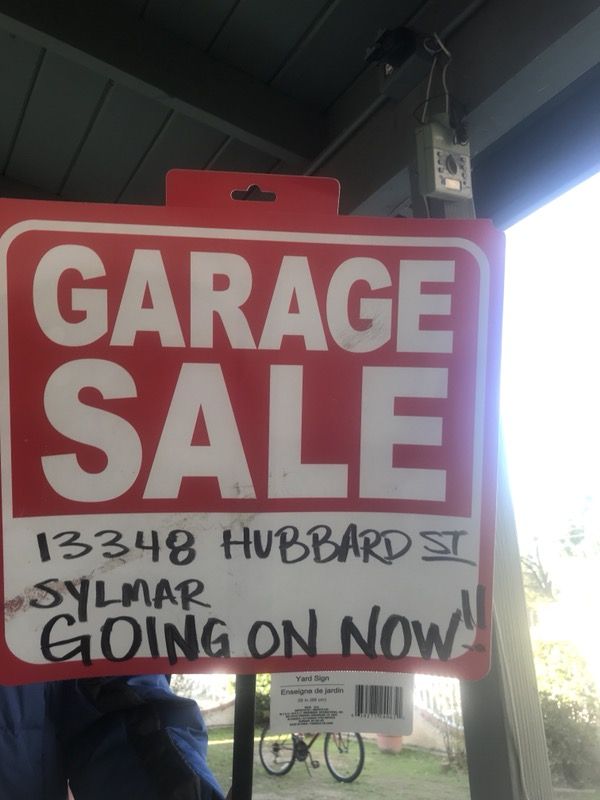 Yard sale today 8am -3pm