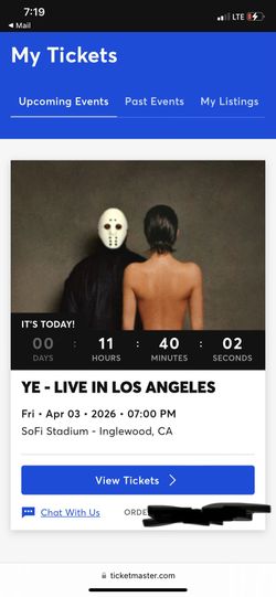 Kanye tickets