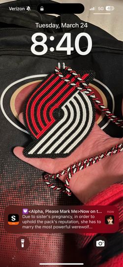 Hand made beaded necklace