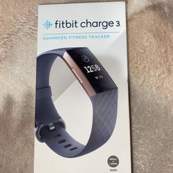 Fitbit Charger 3 how much is a fit bit charge 3 blue grey Classic band and rose gold aluminium tracker