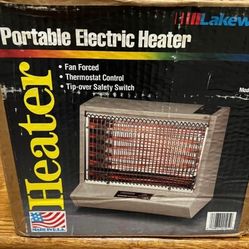 Lakewood Model 105A electric space alarm heater made in USA