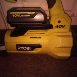 Ryobi 40 Volt Cordless Leaf Blower