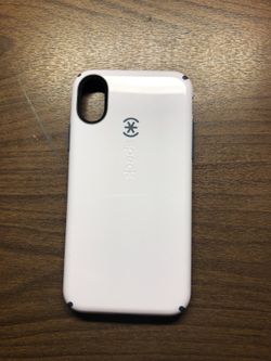 iPhone X Speck Cover White and Blue