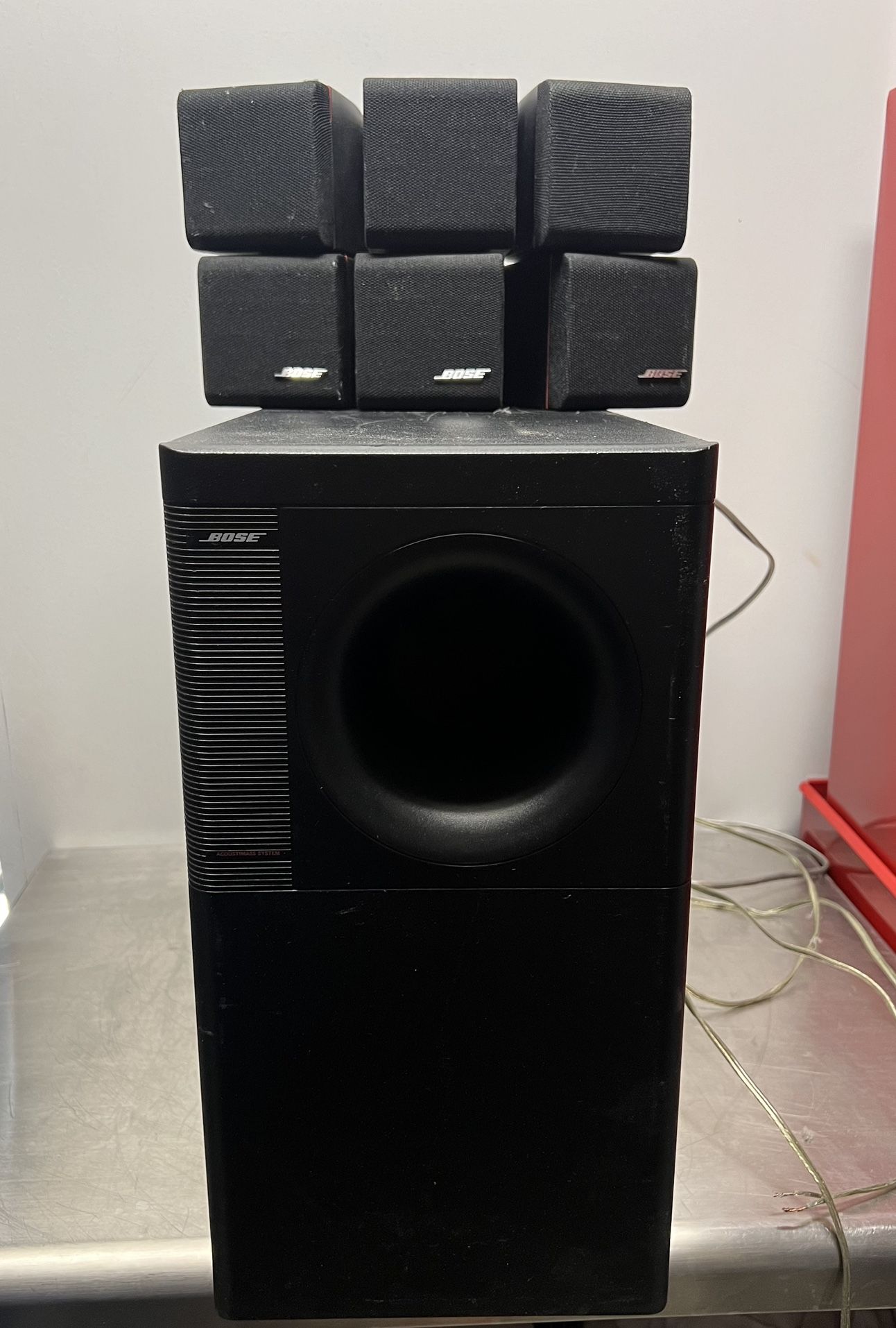 Bose Acoustimas 700 Double Cube Redline Speaker System