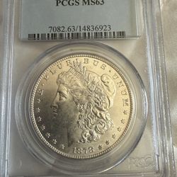 1878-S PCGS MS63 Morgan Silver Dollar 