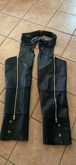 Harley Davidson leather chaps size large