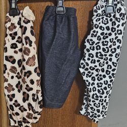 3-6 Months Little Girl Leggings Trio Set 