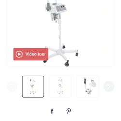 Digital Euro Facial Steamer With Aroma Therapy + LED Magnifying Lamp