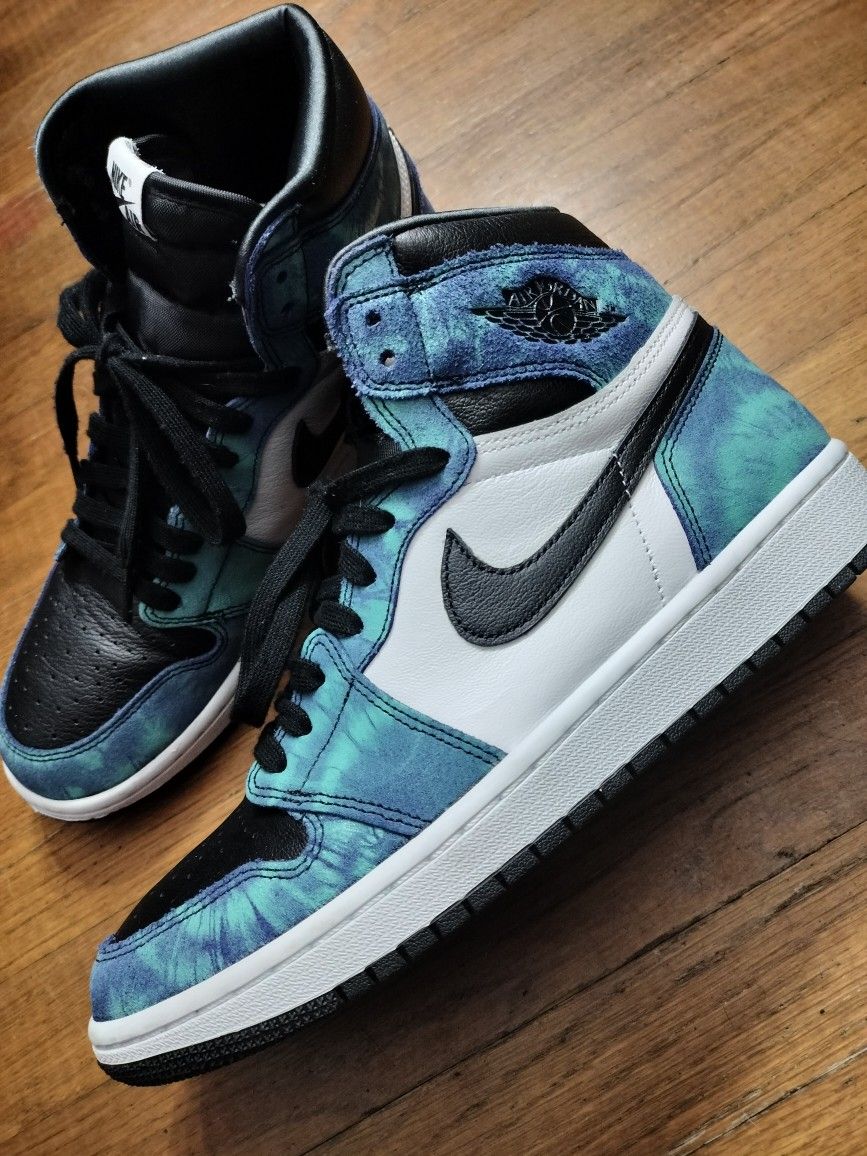 Nike Air Jordan Hi Top Tye Dye Size 8.5 Mens