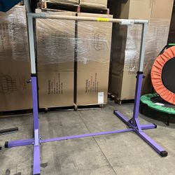 $125.00!!! New Adjustable Horizontal Gymnastics Bar Exercise Kip Gym Bar