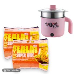 Set Of Noodles And Pots 