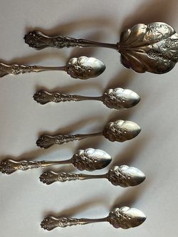 Nice vintage antique silverware Not Sterling silver
