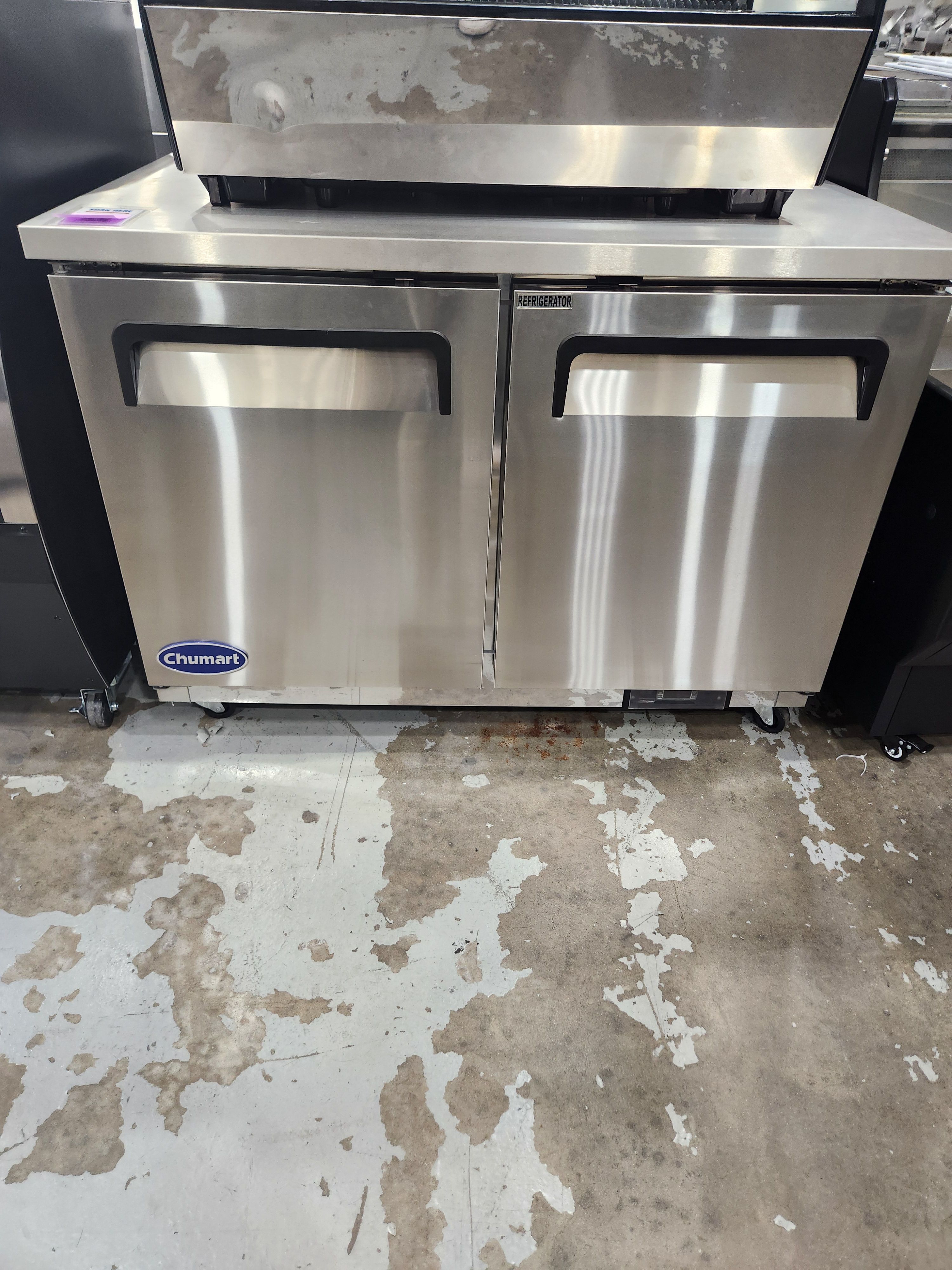 36 7/16" Undercounter Refrigerator β Polarman PLM-UC-36S Stainless Steel, 2 Solid Doors