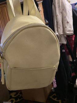 Small Yellow Mini Backpack $4