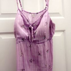 Floral Crop Tank Top