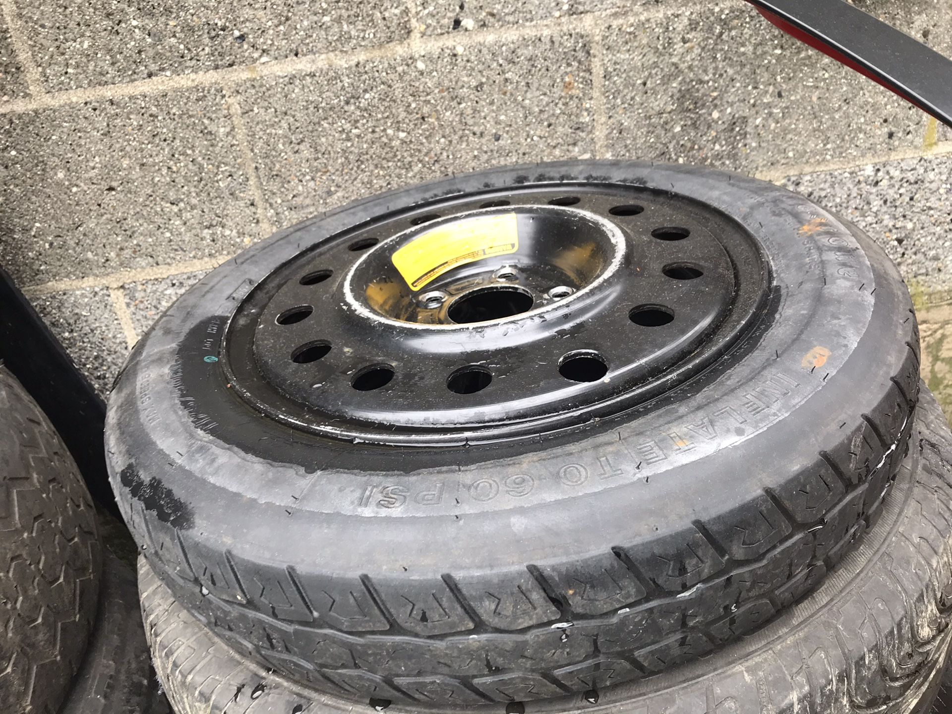 Ford donut spare tire