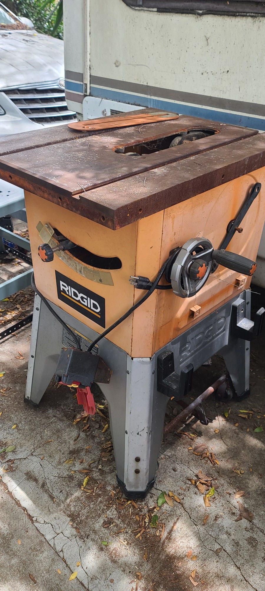 Free Ridgid Table Saw