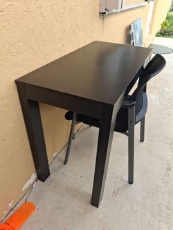 Desk and chair
