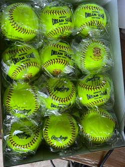 Dozen Rawlings Softballs 11 or 12 inch