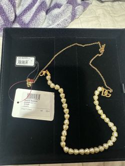 Dolce & Gabbana pearl necklace new with  tags!! Retail price on D&G website is $925.00!!
