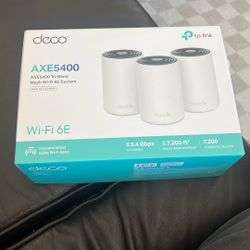 Deco AXE5400 Mesh WiFi System