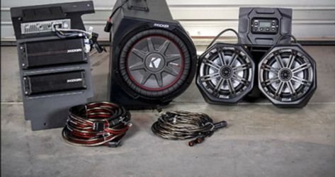 NEW IN BOX!!! 3 Speaker Kicker SSV Kit. Fits Polaris General 2016-2022