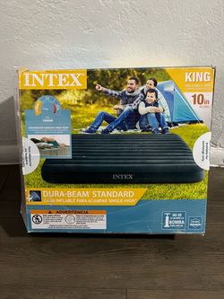 Intex King 10 Inch Air Mattress with Electric Pump