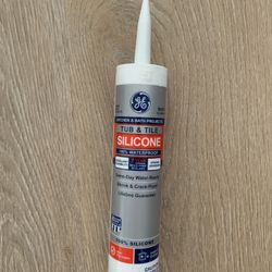 GE Silicone caulk White