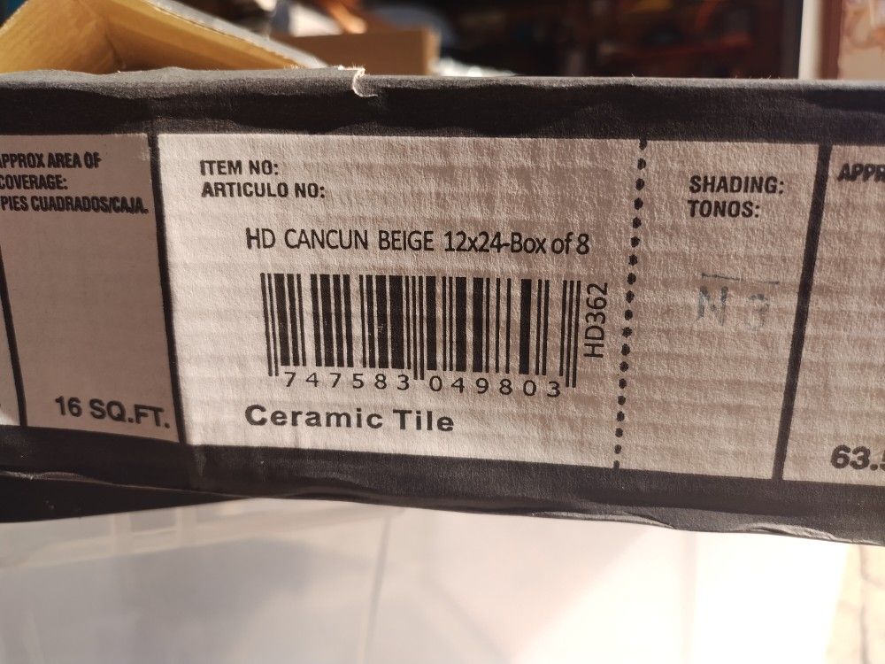 Tile ceramic Cancun Beige new