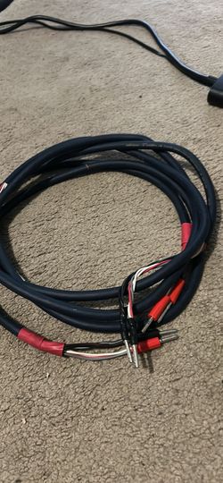 3 Vintage Audioquest Indigo+ Speaker Cables