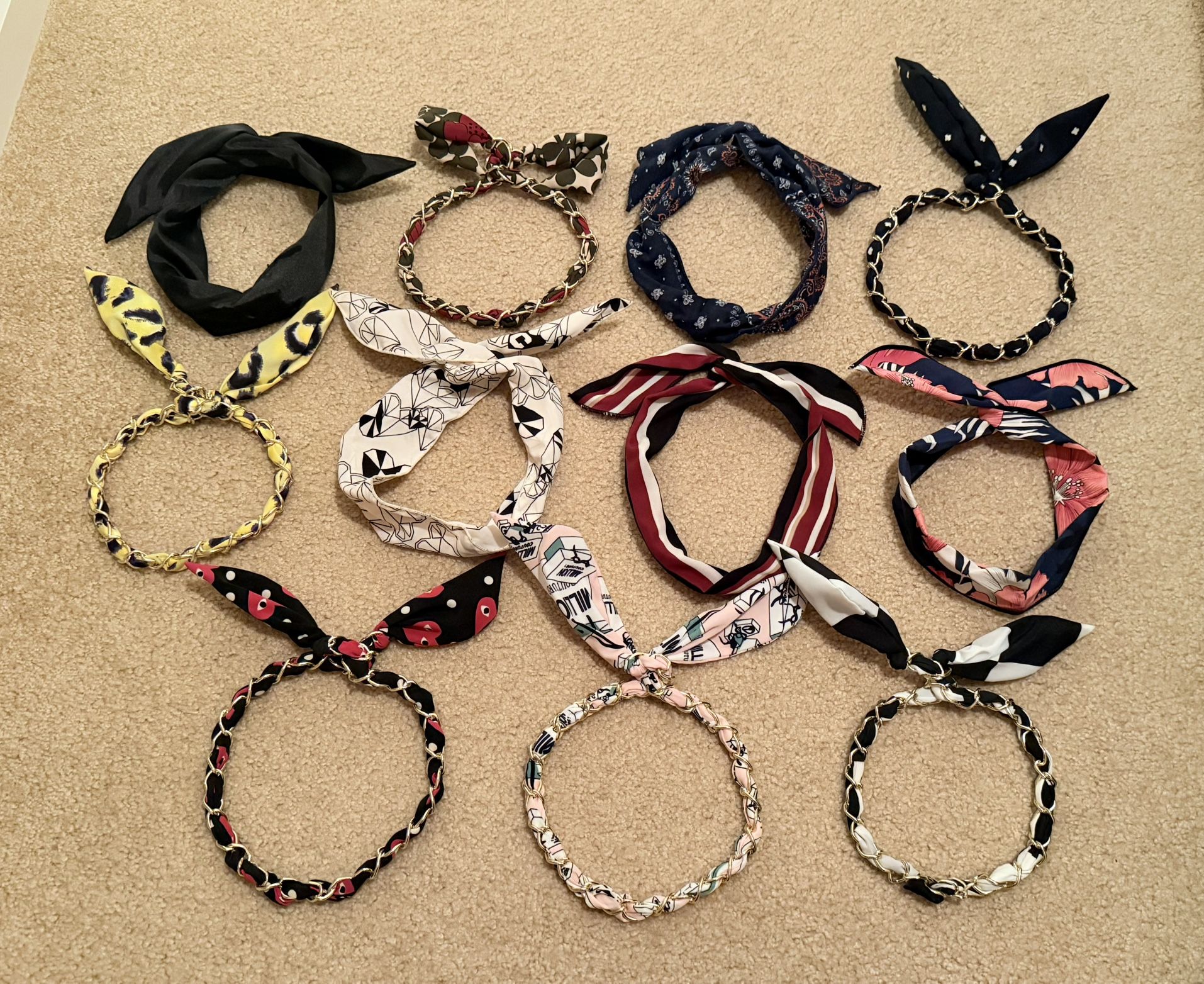 Wired Headband Scarf