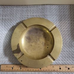 Brass ashtray