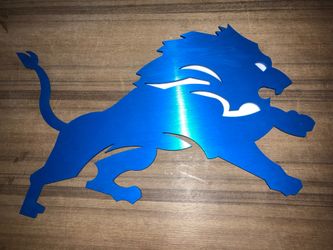 Aluminum Lion Sign