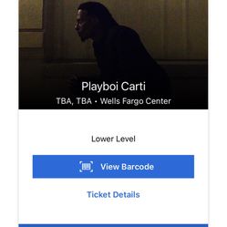 Playboi carti ticket