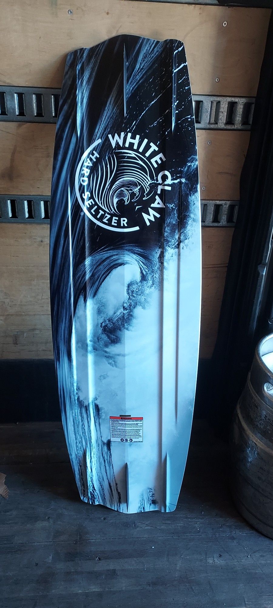 Wake Board Brand New White Claw Mint Condition