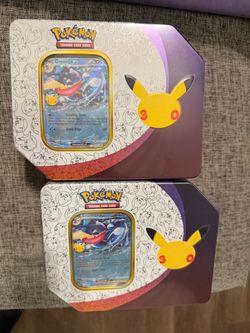 Pokémon 30th Anniversary Greninja EX Tins (x2)